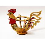 Пасхальные игрушки Подставка под яйцо  Золотой Петушок ,Курочка