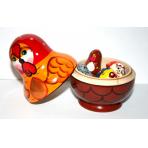 Пальчиковые наборы по сказкам Курочка Ряба в шкатулке