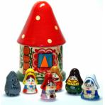 Пальчиковые наборы по сказкам Красная шапочка в шкатулке