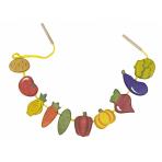 Игрушки шнуровки Шнуровка овощи