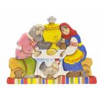 Пазлы по сказкам Курочка Ряба