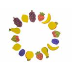 фото игрушек по детской сенсорике Найди пару (фрукты)