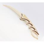 игрушечное оружие Игрушка нож керамбит из дерева под роспись