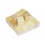 Деревянные кубики Кубики неокрашенные 12 штук в наборе