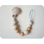 держатель для пустышек Клипса для пустышки Натуральная