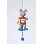 Деревянные дергунчики Мышка дергунчик