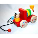 Деревянные паровозики Паровоз