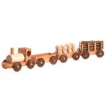Деревянные паровозики Паровозный состав