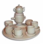 фото посуды для кукол Комплект деревянной посуды