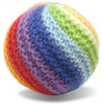 Малышам Мяч вязаный