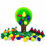 Деревянные продукты питания Соберу я урожай