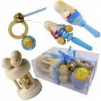 Деревянные погремушки Набор подарочный (морской)