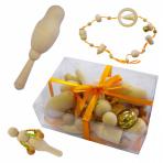 Деревянные погремушки Набор подарочный (неокрашенный)