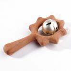 Деревянные погремушки Погремушка с бубенцом Солнышко