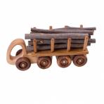 Деревянные машинки Машинка Лесовоз с бревнышками