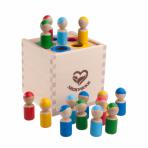 Сортеры и Стучалки Сортер Цветные человечки в коробке