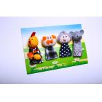 Пальчиковые наборы по сказкам Театр пальчиковый Курочка ряба 