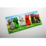 Пальчиковые наборы по сказкам Театр пальчиковый Теремок 