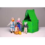 Куклы для девочек Театр шагающий Курочка ряба с домиком