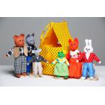 Куклы для девочек Театр шагающий Теремок с домиком