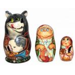 Матрешка Красная шапочка (Переславль) Матрешка сказка Матрешка Красная шапочка (Переславль)