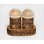 Изделия из бересты Берестяной набор для специй (два предмета)