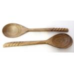 бамбуковая посуда  Ложка столовая из грецкого ореха