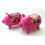 Фото Копилка свинка (розовая,золотая)