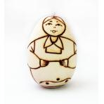 Яйца для раскраски из дерева Яйцо Раскрась девочку   