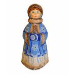 Фото новогодних подвесок Резная фигурка Снегурочка 