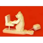 Фото Богородские игрушки Мишка Компьютерщик