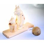 Фото Богородские игрушки Мишка в  бане (Мама и малыш)