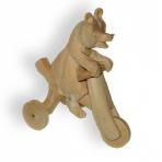 Фото Богородские игрушки Мишка-велосипедист