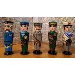 Деревянные солдатики Игрушка для детей деревянные Солдатики современной армии