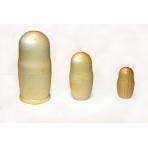 Деревянные матрешки Матрешка 3 в 1 (большая, неокрашенная)