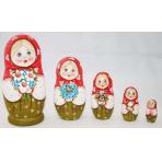 фото Матрешка авторская (Девочка с цветами)