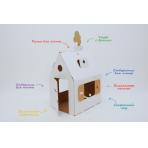 фото Домик из картона Мини домик, белый