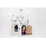 фото Домик из картона Сказочный Замок белый