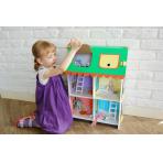 Игрушки из картона Кукольный домик из картона Четыре комнаты