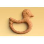 Деревянные погремушки Погремушка- грызунок Уточка Тега