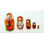 фото Матрешка. Первая Русская. пятиместная (5 в 1, выс. 12 см)