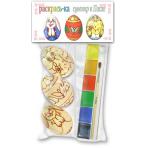 Яйца для раскраски из дерева Яйцо с выжиганием(набор 3шт+краски)