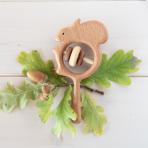 Деревянные погремушки Погремушка Белочка