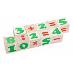 Математические игры Кубики Цифры. 12 шт