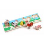 Пазлы в виде фигурок Вкладыши Двор