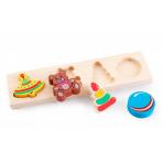 Пазлы в виде фигурок Доска вкладыш Игрушки