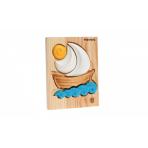 Пазлы в виде фигурок Пазл-картинка Кораблик