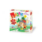 Геометрические пазлы, мозайки Пазл для малышей Ежик 30 эл.(картон)