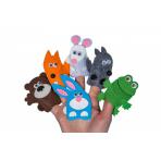 Пальчиковые мягкие игрушки  Теремок(пальчиковый театр из фетра)