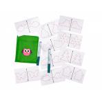 развивающие игры Многоразовые карточки для рисования двумя руками